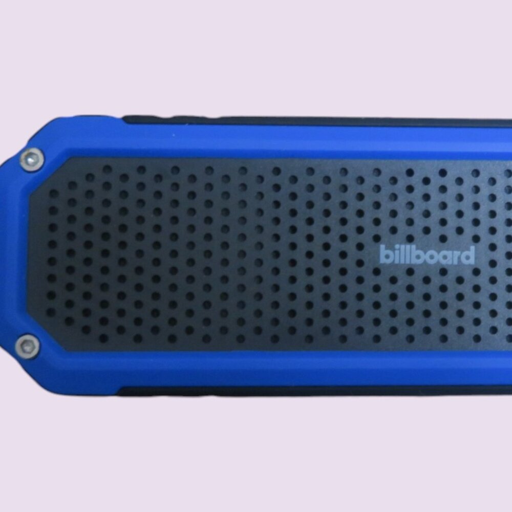 Billboard bluetooth music speaker audio in blue and black size OS one size